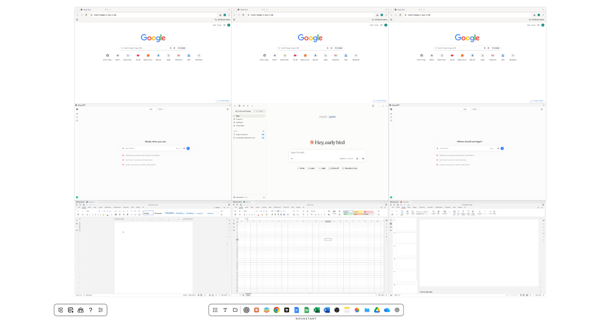 Novastart – The Infinite Canvas OS